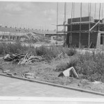 The neighbourhood during construction