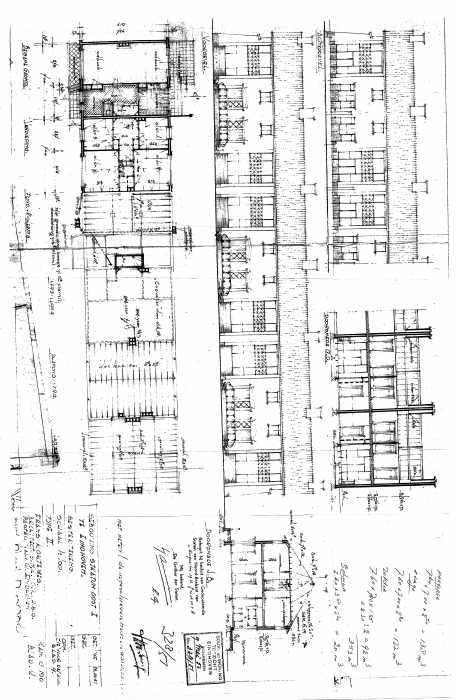 House drawing: Low-rise with steps